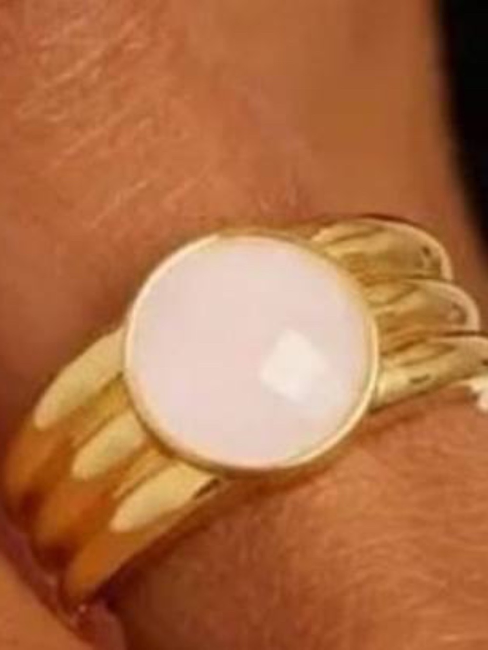 Gorjana Gold Reed Power Gemstone Ring - Picture 2 of 4